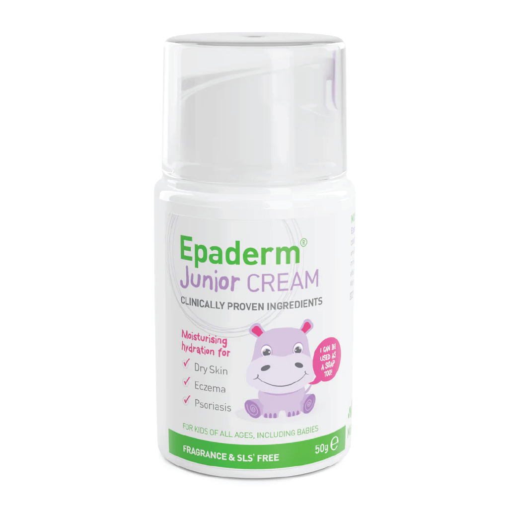 Epaderm, Junior Cream, Emollient cream for dry sensitive skin, 50g
